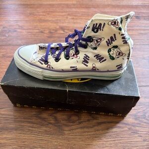 Authentic vintage Converse All Star Batman “Joker Collection” sneakers